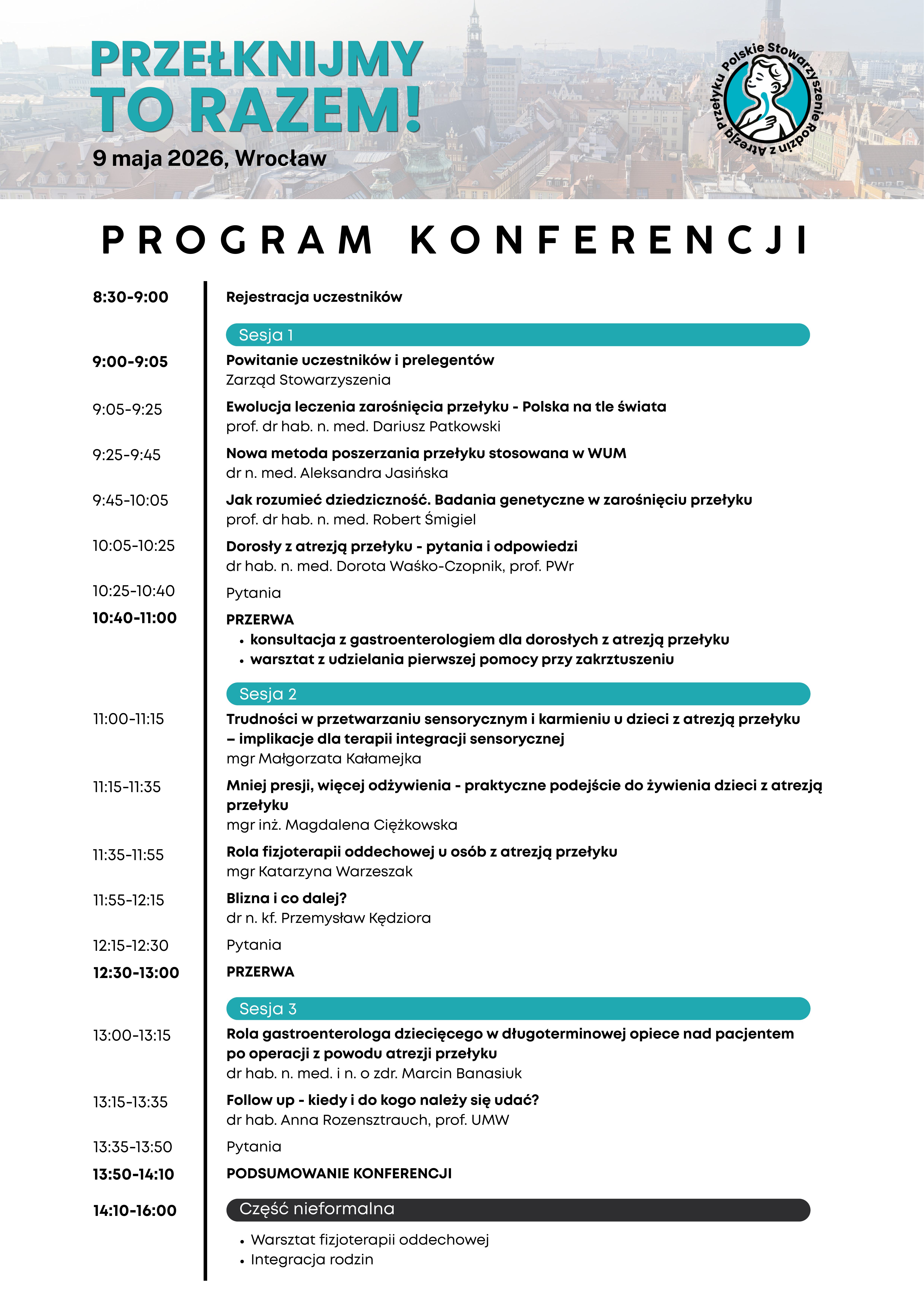 program konferencji